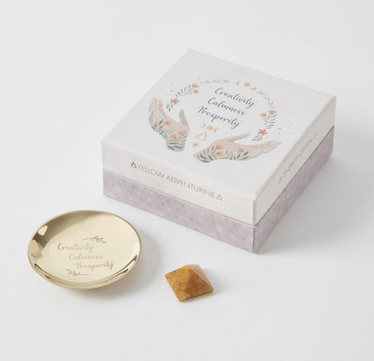 Energy Crystal Gift Set - Yellow Aventurine