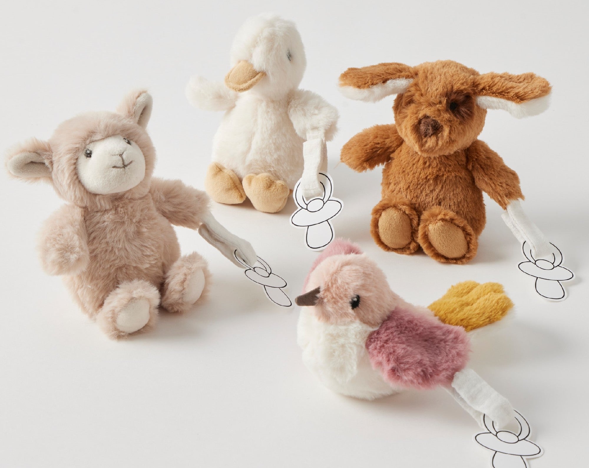 Farm Fun Dummy Clips 4 Asst Designs