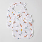 Puppy Play Muslin Bib Set Of 2
