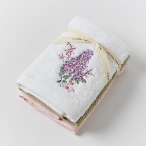 Lilacbouquest Face Washer Set Of 3 
