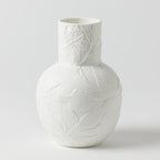 Banksia Round Vase Large  White 