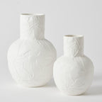 Banksia Round Vase Large  White 