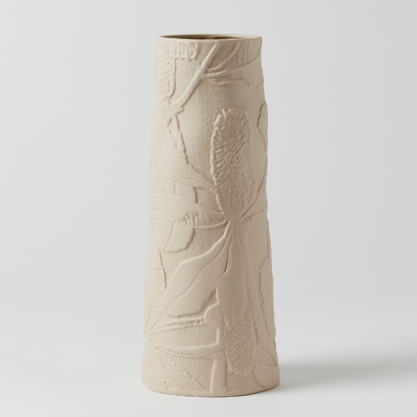 Banksia Tall Vase Large  Beige