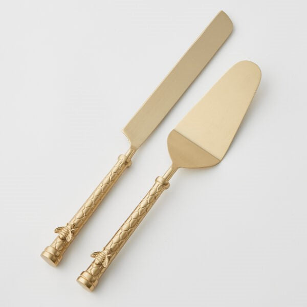 Honeycomb Cake Servers Set Of 2 
