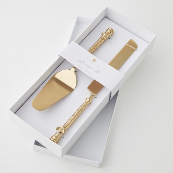 Honeycomb Cake Servers Set Of 2 