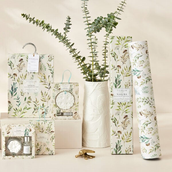 Banskia Tall Vase Small White 