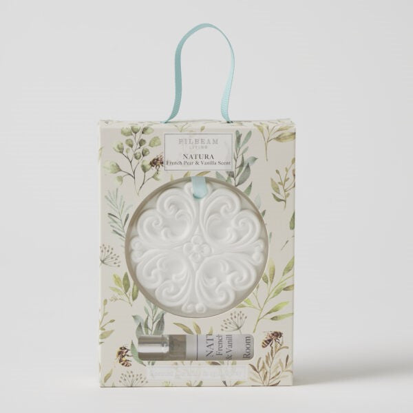 Natura Scented Ceramic Disc - French Pear & Vanilla
