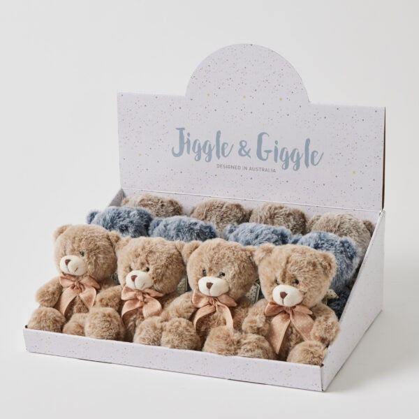 Teddy Bear 3 Assorted Colours [col:dark Brown]