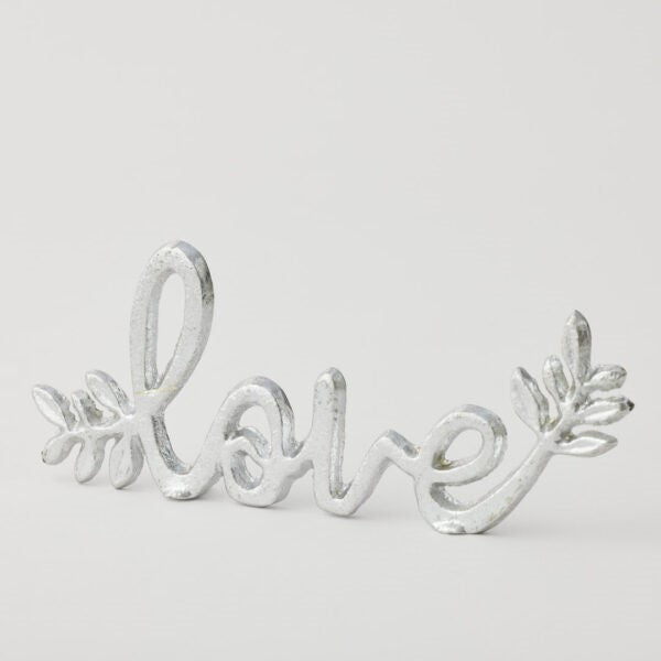 Love Sculpture- Silver 
