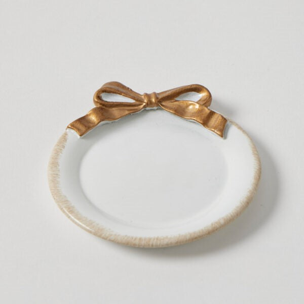Babette Trinket Plate White 