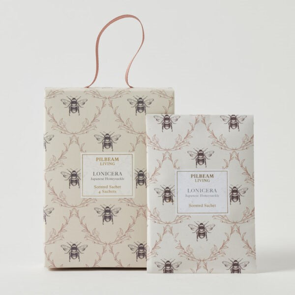 Lonicera Scented Mini Sachets Det Of 4- Japanese Honeysuckle 