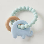 Wren Silicone & Wood Teether 3 Assorted 