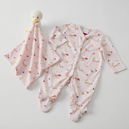Wadding Around Romper And Comforter 
