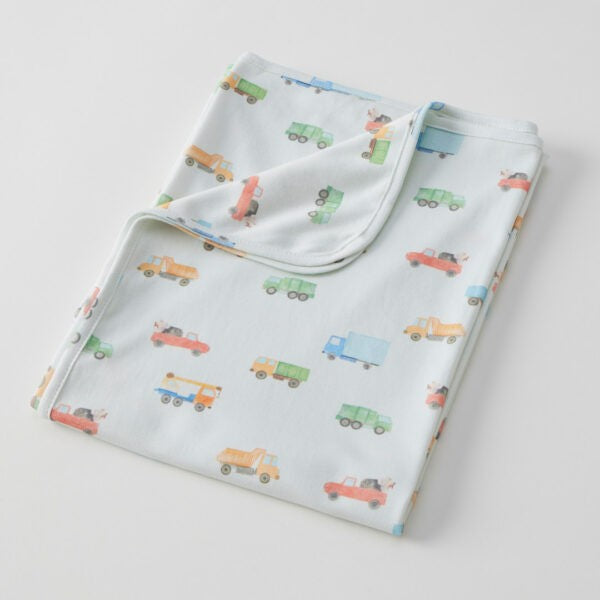 Trucking Along Jersey Wrap 