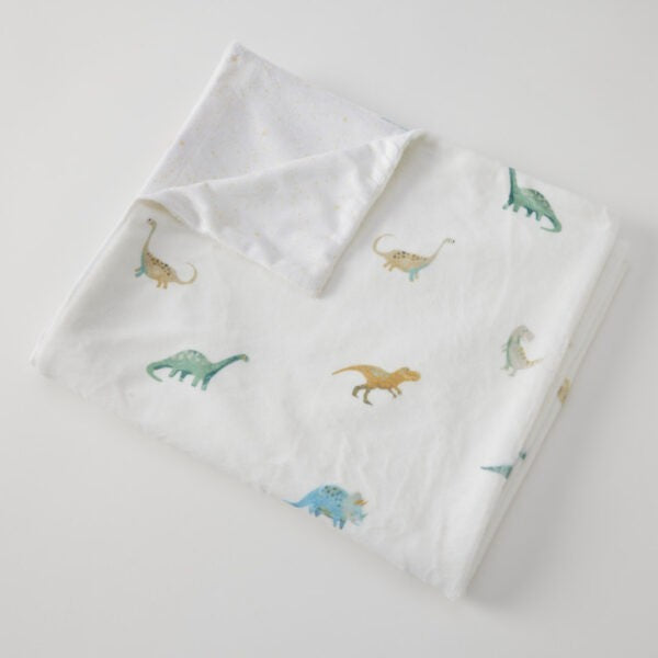 Dallying Dinosaurs Soft Fleece Blanket 