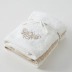 Beebee Face Washer Set Of 3  (2 Plain )