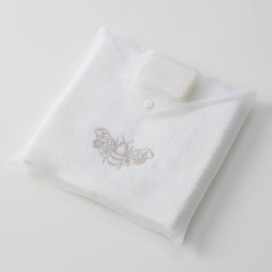 Beebee Hand Towel & Soap In Organza Bag 