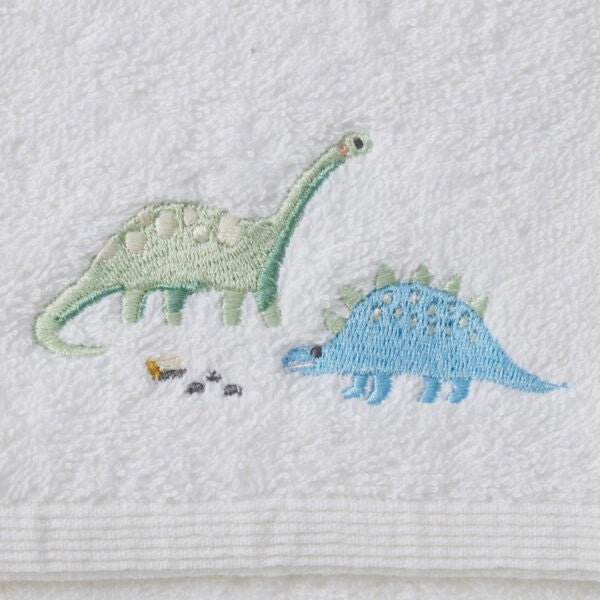 Dallying Dino Bath Towel & Face Washer In Organza Bag 