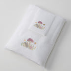 Mushroom Meadow Bath Towel & Face Washer In Organze Bag 