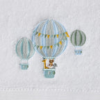 Balloon Voyage Bath Towel & Face Washer In Organza Bag 