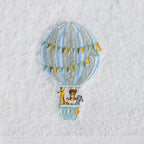 Balloon Voyage Bath Towel & Face Washer In Organza Bag 