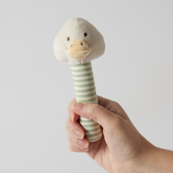 Stripe Duck Rattle 