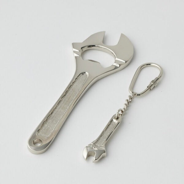 Wrench Bottle Opener & Keyring Set 
