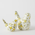 Blooming Bird Sculpture Small White 