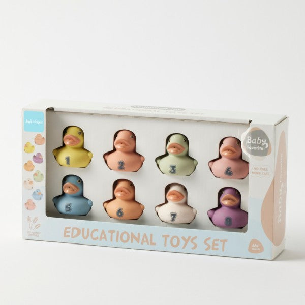 Eco - Friendly Silicone Counting Ducks 