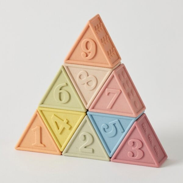 Eco- Friendly Silicone Triangle Counting Stacker