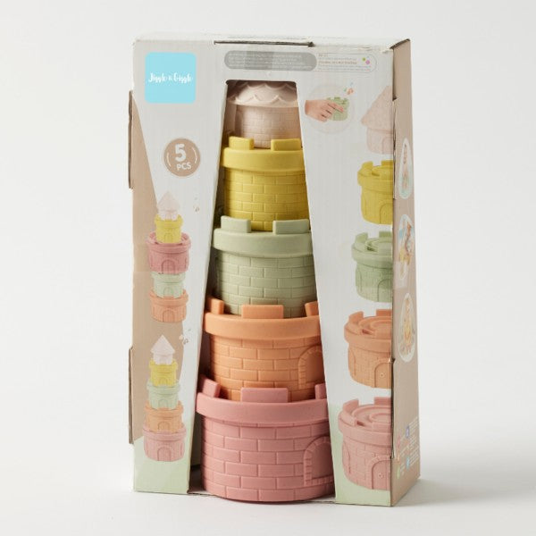 Eco - Friendly Silicone Castle Stacker 