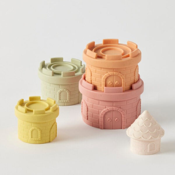 Eco - Friendly Silicone Castle Stacker 