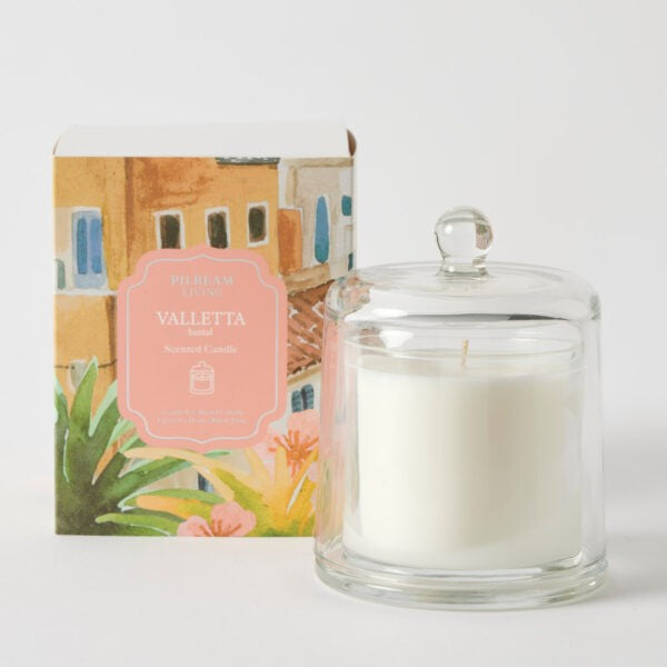 Valetta Glass Cloche Candle 