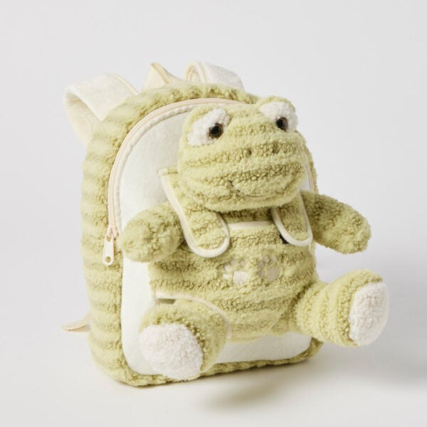 Plush Frog Buddy Backpack