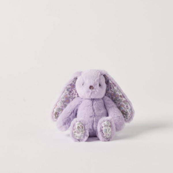 Bunny Floral Lilac Rattle