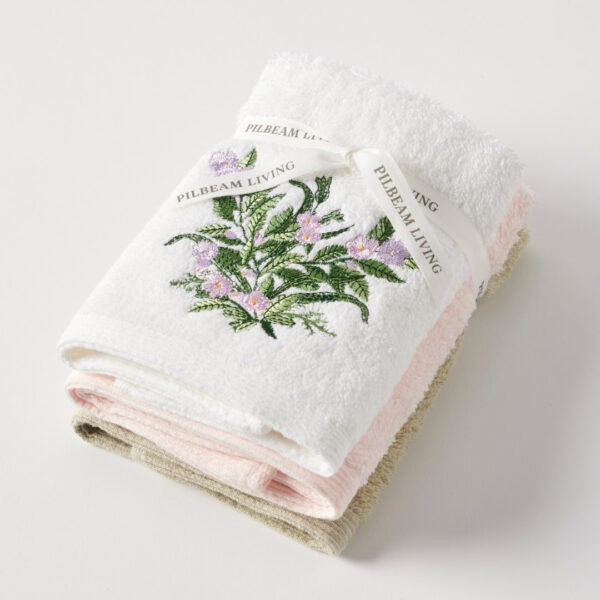 Country Garden Face Washer Set Of 3