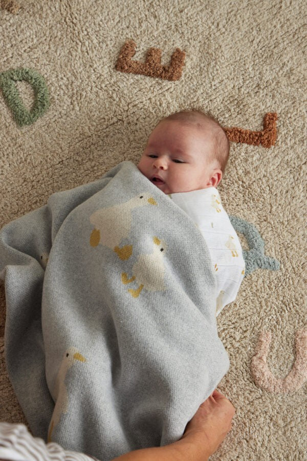 Wiggles Knitted Baby Blanket