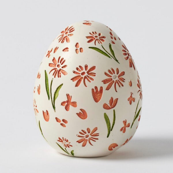 Floral Eff Sculpture Russet