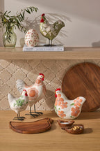 Floral Eff Sculpture Russet