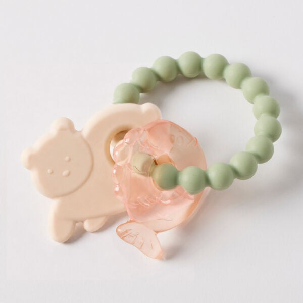 Jiggle & Giggle Hungry Bear Silicone Teether