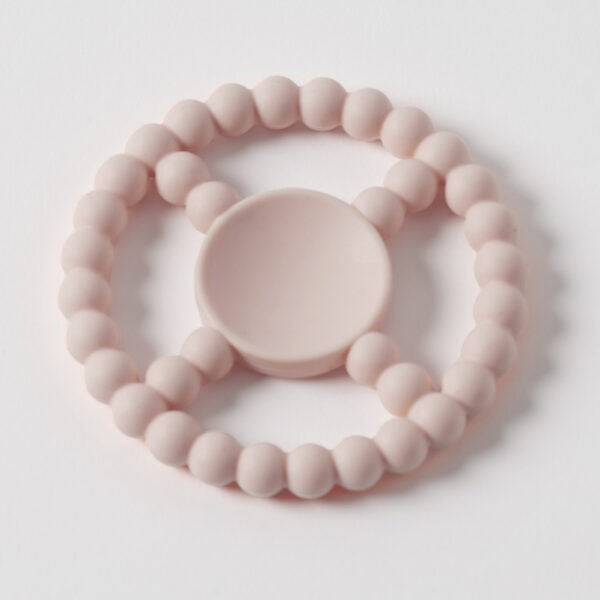 Jiggle & Giggle Beadd Silicone Teether [col:pink]