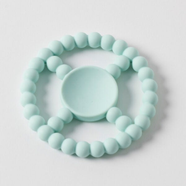 Jiggle & Giggle Beadd Silicone Teether [col:mint]
