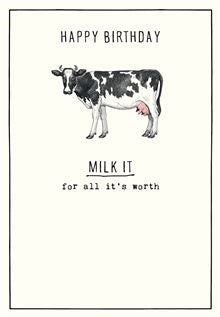 Card - Milk It Card