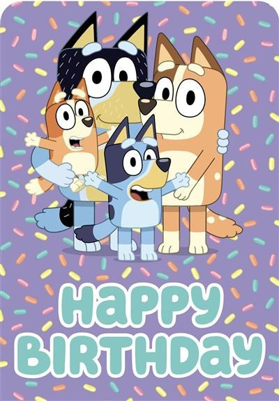 Cards - Bluey Kids General Bluey Family 