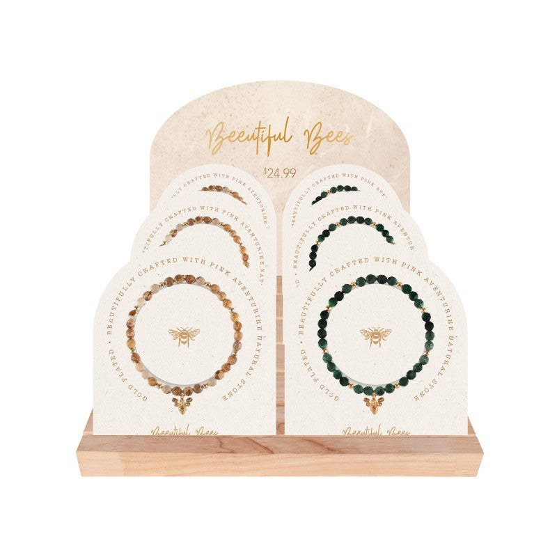 Beautiful Bee Bracelet [col:green]
