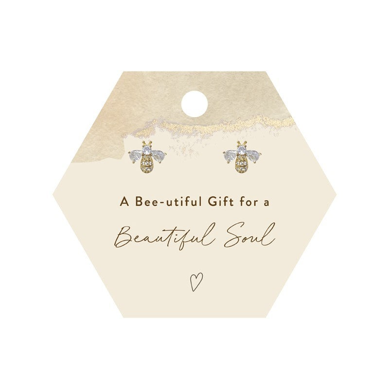 Beeautiful Bee Earrings - Beautiful Soul