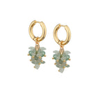 Lily & Mae Gemstone Earrings [des:green Aventurine]