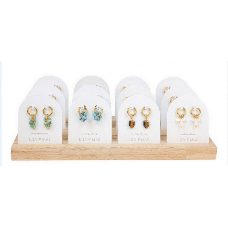 Lily & Mae Gemstone Earrings [des:created Turquoise]