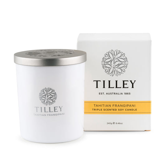 Tilley Tahitian Frangipani Soy Candle