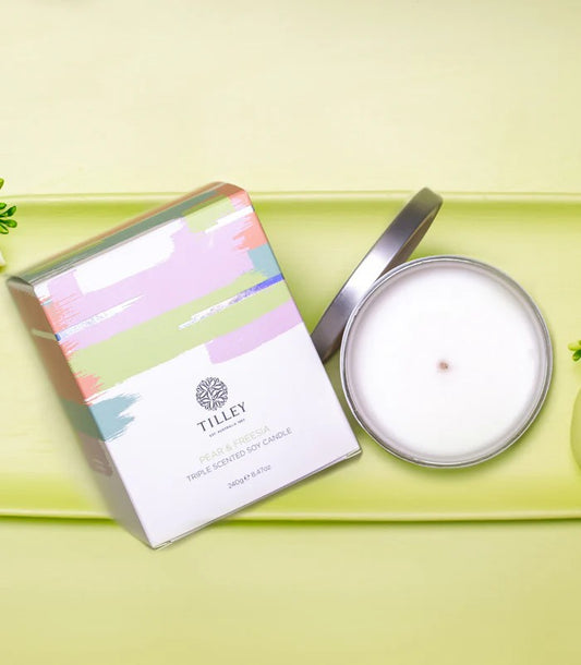 Tilley Candle - Pear & Freesia 